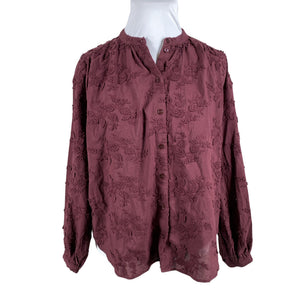 Unisex Emmy - Pluus, suurus 42 - Veinipunane (1)