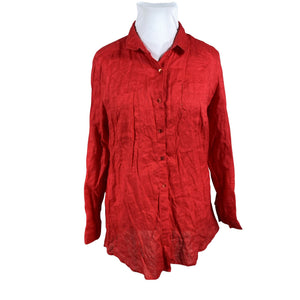 Unisex Ril's - Pluus, suurus 44 - Punane (1)