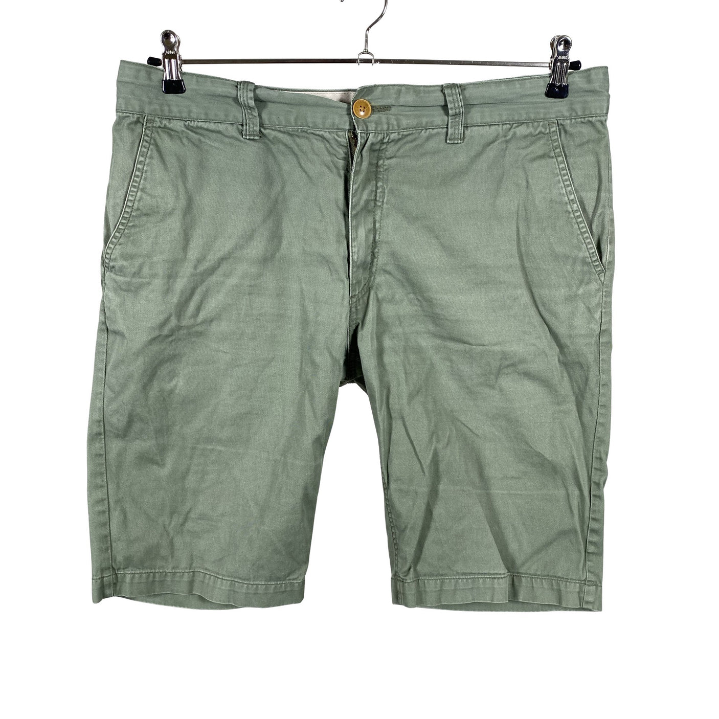 Unisex Cottonfield - Lühikesed püksid, suurus W33 - Roheline (1)