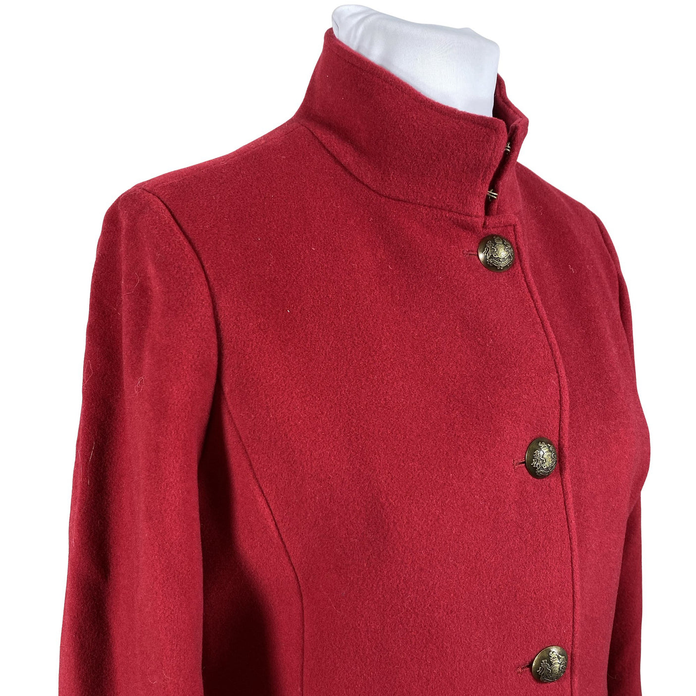 Unisex Lauren Ralph Lauren - Villane mantel, suurus 44 - Punane (2)