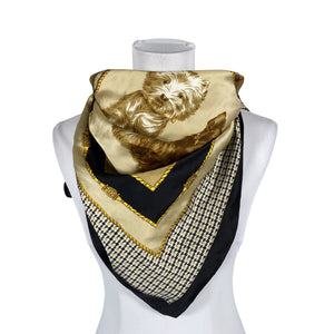 Unisex Tie Rack - Õhuke sall, suurus Midi - Beige (1)