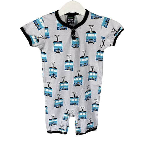 Unisex Villervalla - Lühike pükskostüüm, suurus 86 - 92 - Hall ()