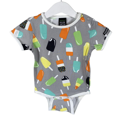 Unisex Villervalla - Bodi, suurus 80 - 86 - Hall ()
