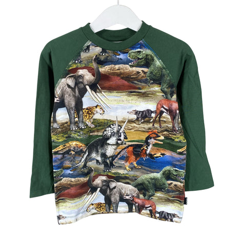 Unisex Molo Kids - Trikotaažist pluus, suurus 104 - 110 - Roheline ()