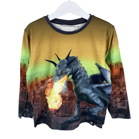 Unisex Molo Kids - Trikotaažist pluus, suurus 110 - 116 - Hall ()