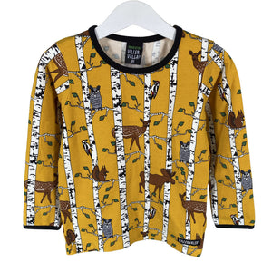Unisex Villervalla - Trikotaažist pluus, suurus 98 - 104 - Kollane (1)