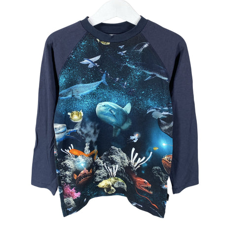 Unisex Molo Kids - Trikotaažist pluus, suurus 110 - 116 - Sinine ()