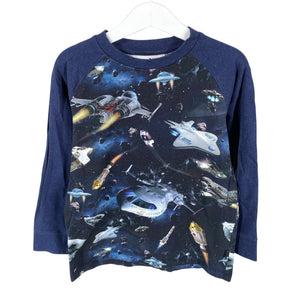 Unisex Molo Kids - Trikotaažist pluus, suurus 104 - 110 - Sinine (1)
