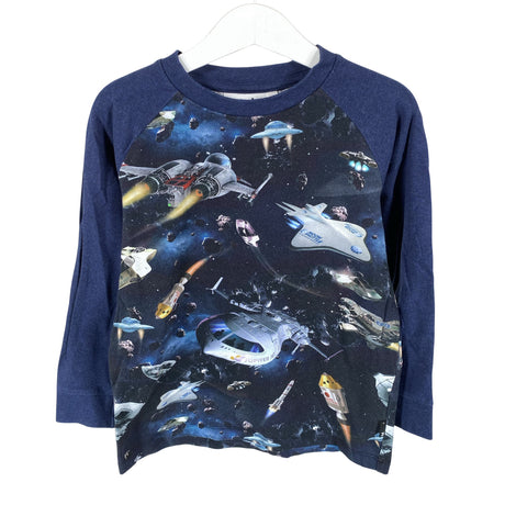 Unisex Molo Kids - Trikotaažist pluus, suurus 104 - 110 - Sinine ()