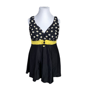 Unisex Ulla Popken - Ujumistrikoo, suurus 54 - Must (1)