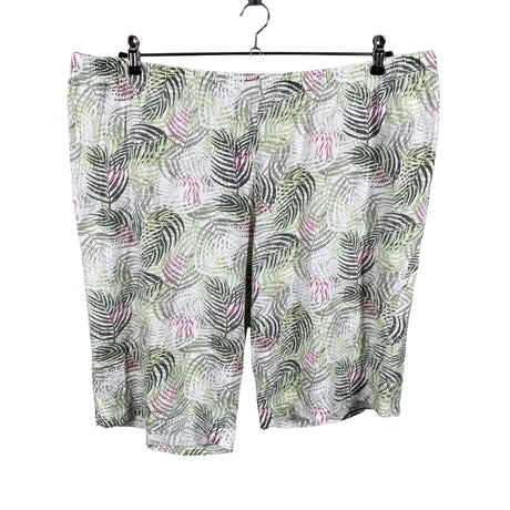 Unisex Ulla Popken - Trikotaažist lühikesed püksid, suurus 54 - Valge ()