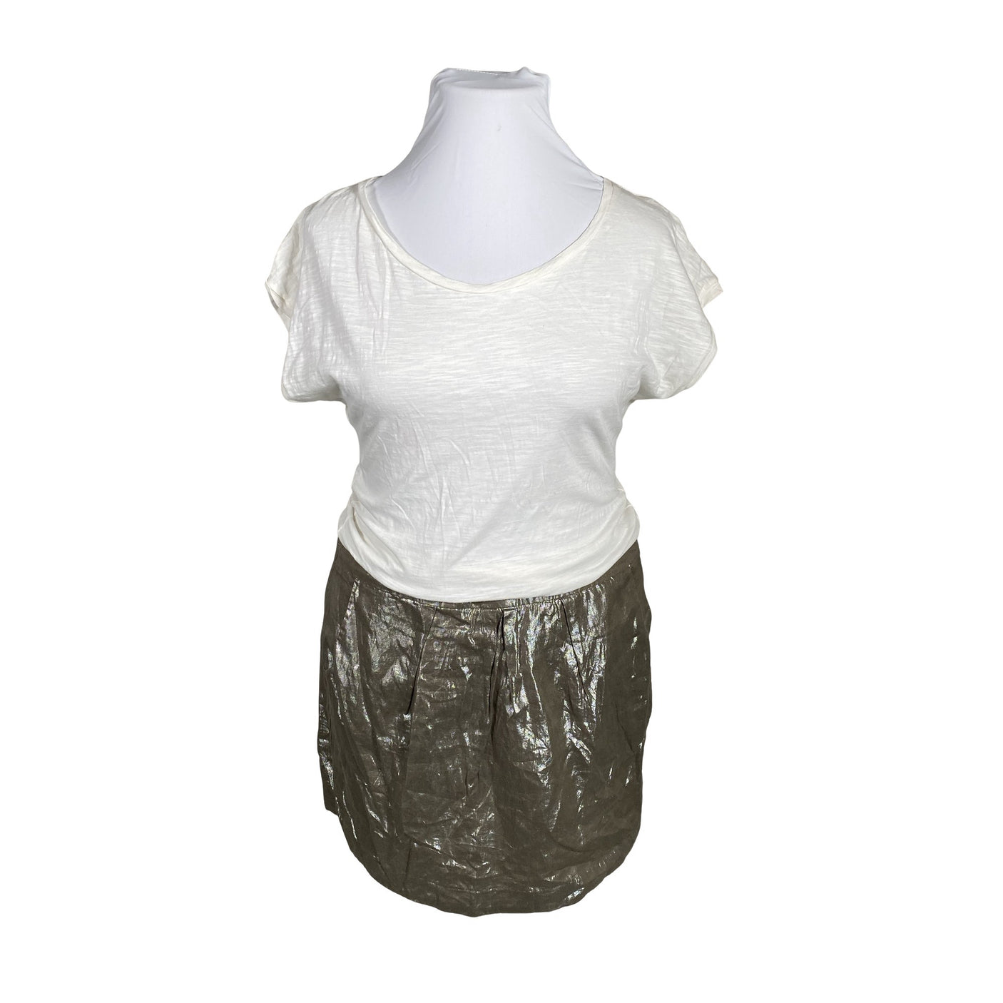 Unisex Esprit - Trikotaažist kleit, suurus 42 - Valge (1)