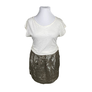 Unisex Esprit - Trikotaažist kleit, suurus 42 - Valge (1)
