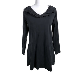 Unisex NOSH - Trikotaažist tuunika, suurus 38 - Must (1)