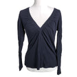 Unisex Moda International - Trikotaažist pluus, suurus 40 - Sinine ()