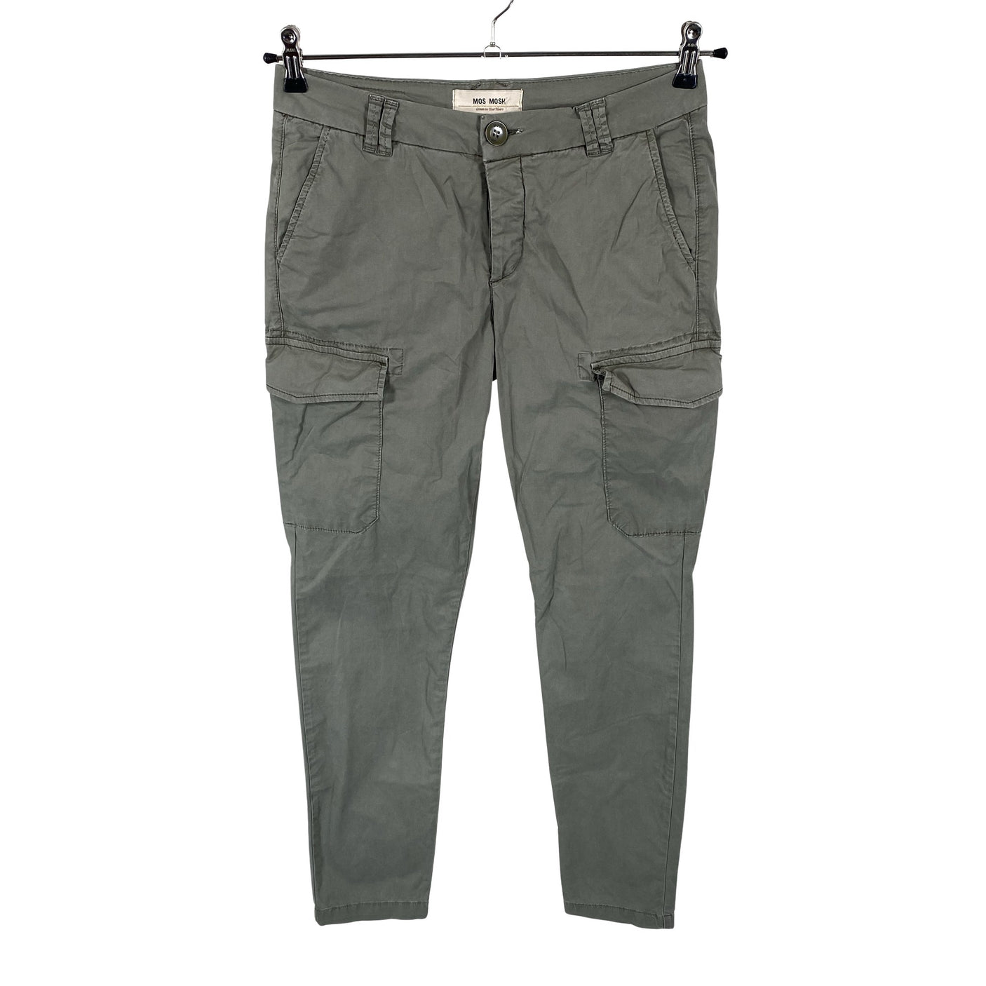 Unisex Mos Mosh - Mittevenivad püksid, suurus W26 - Roheline (1)