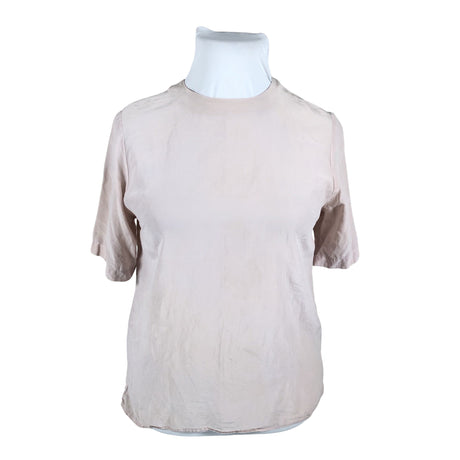 Unisex Stockmann Silk - Lühikeste käistega pluus, suurus 42 - Heleroosa ()