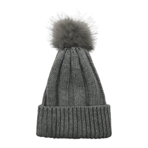 Unisex Anna Field - Talvemüts, suurus 58 - 60 cm - Hall (1)
