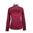 Unisex Soc - Fliispluus, suurus 36 - Veinipunane ()
