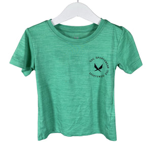 Unisex Soc - Spordisärk, lühikesed käised, suurus 98 - 104 - Roheline (1)
