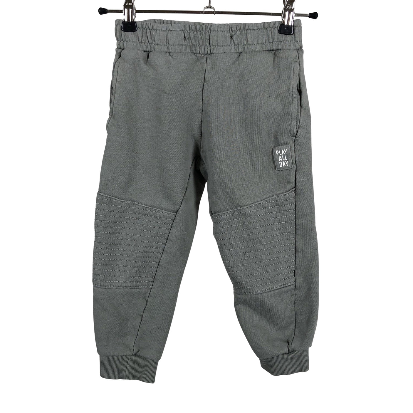 Unisex Lindex - Dressikangast püksid, suurus 104 - 110 - Roheline (1)