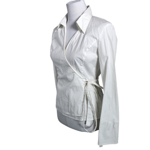 Unisex Sisley - Pluus, suurus 38 - Valge (2)