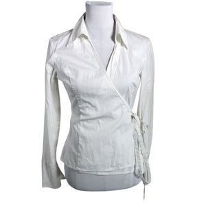 Unisex Sisley - Pluus, suurus 38 - Valge (1)