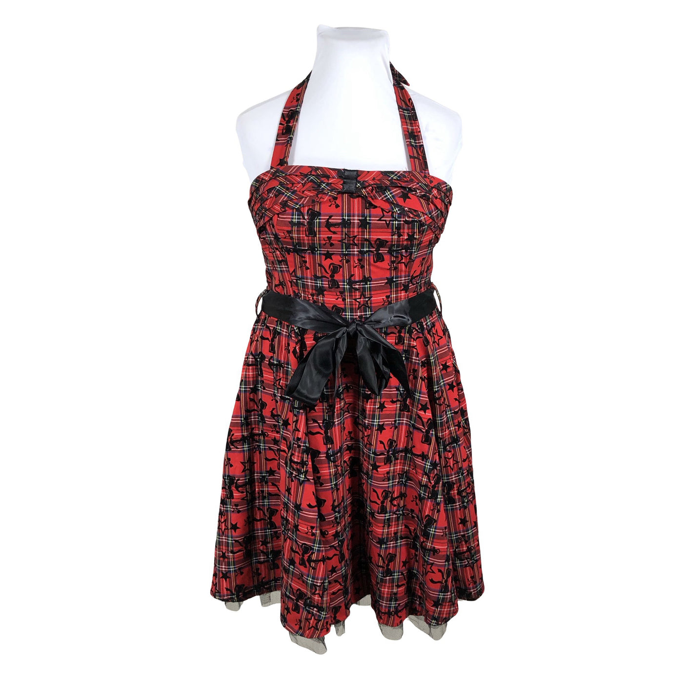 Unisex Hearts & Roses - Mitteveniv kleit, suurus 44 - Punane (1)