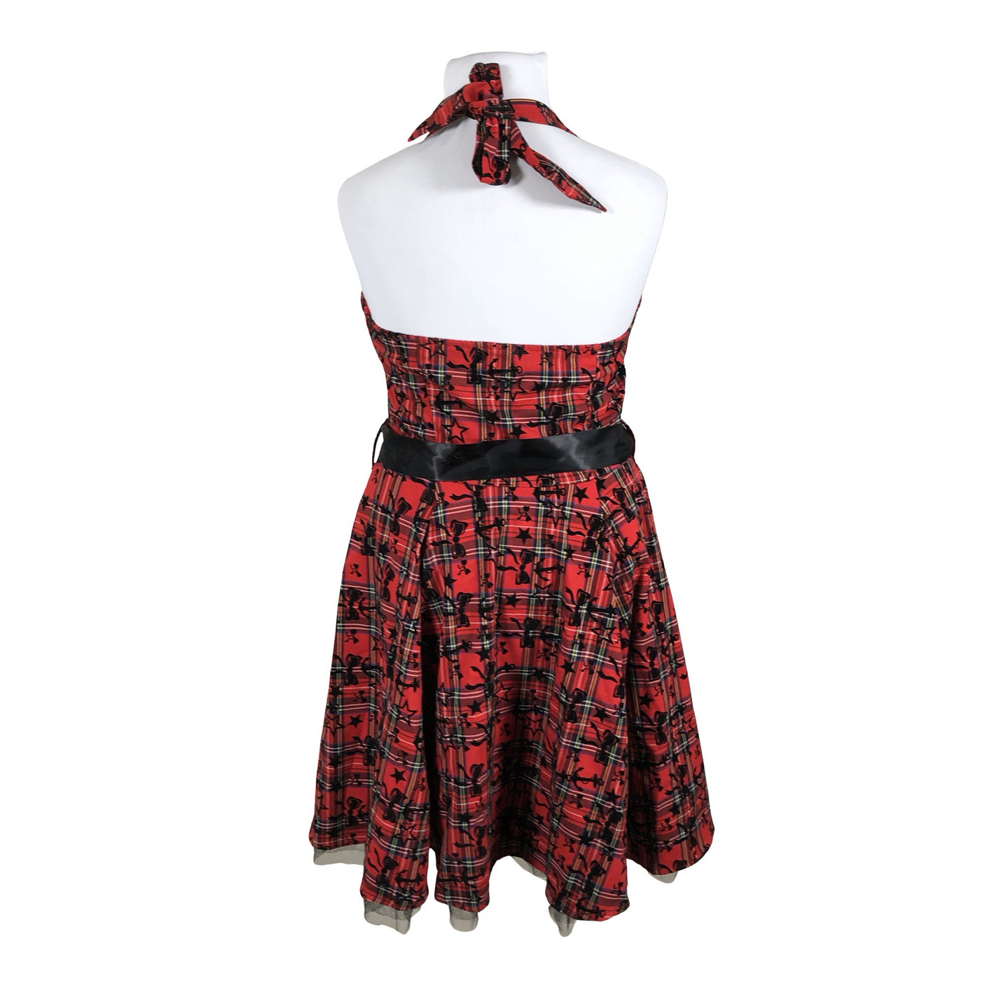 Unisex Hearts & Roses - Mitteveniv kleit, suurus 44 - Punane (2)
