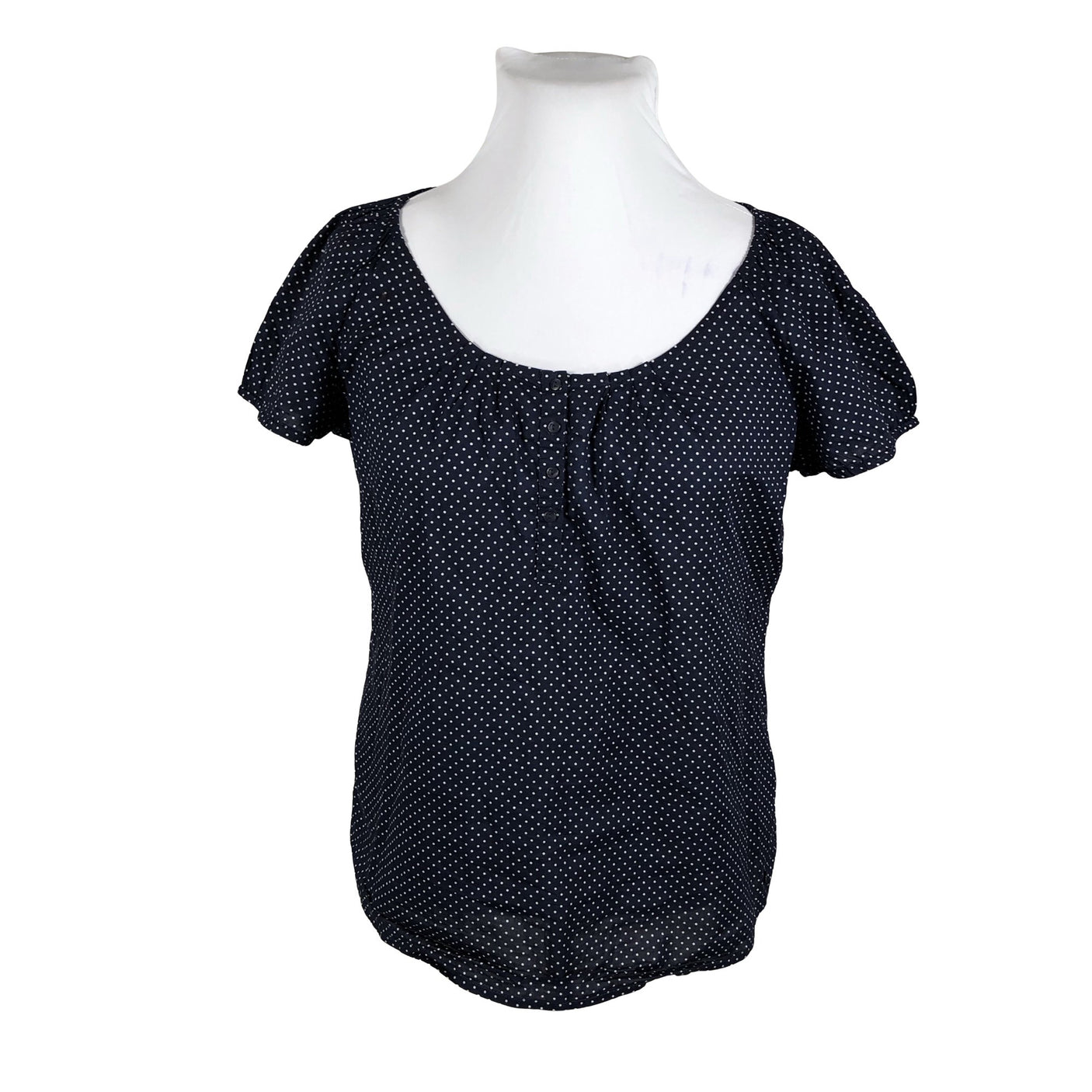 Unisex s.Oliver - Lühikeste käistega pluus, suurus 42 - Sinine (1)