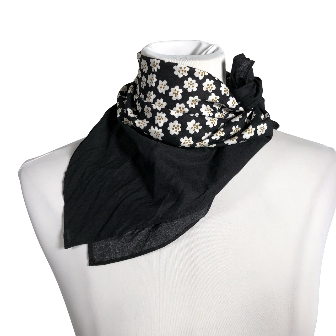Unisex Marimekko - Õhuke sall, suurus Midi - Must (1)