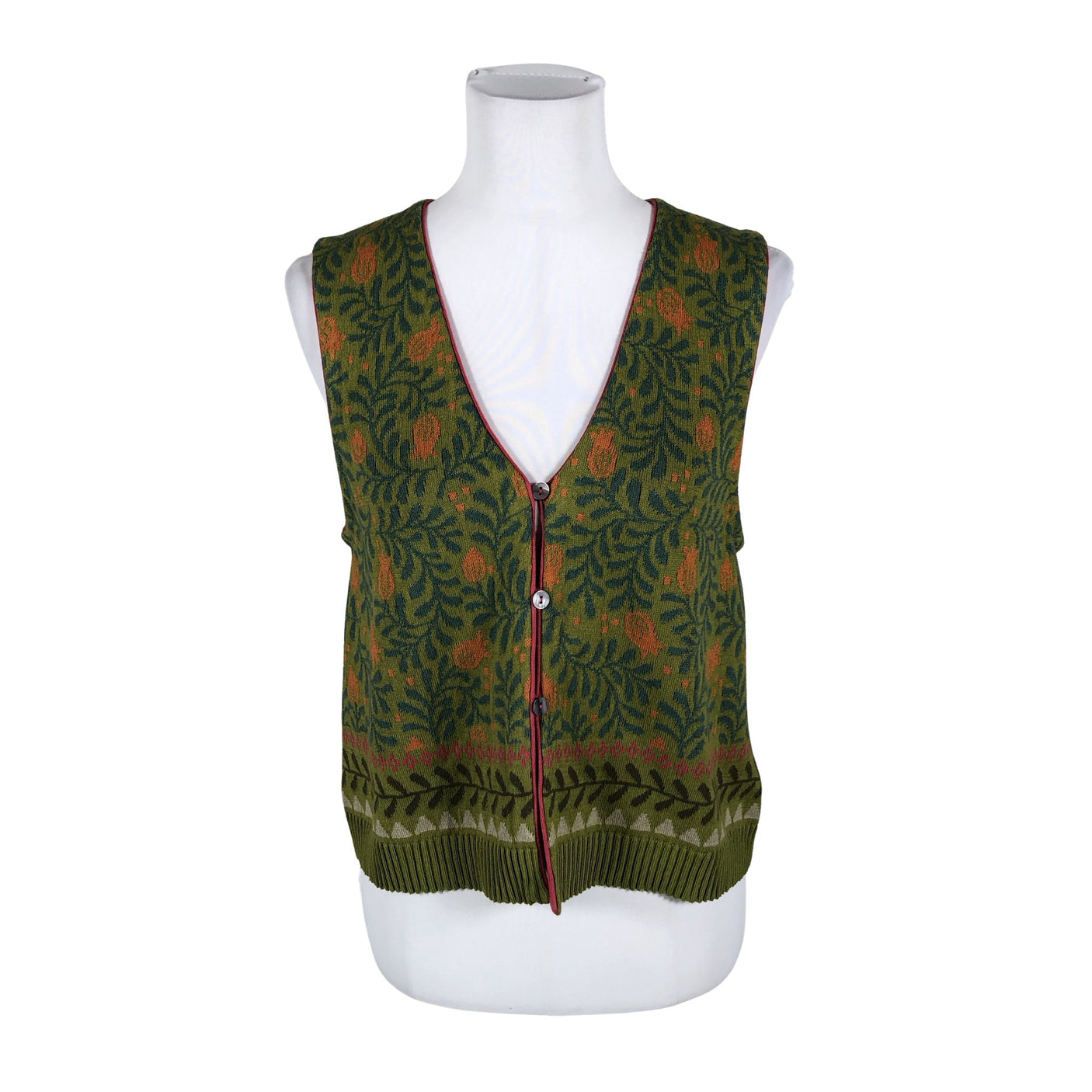 Unisex Gudrun Sjöden - Kootud vest, suurus 40 - Oranž (2)