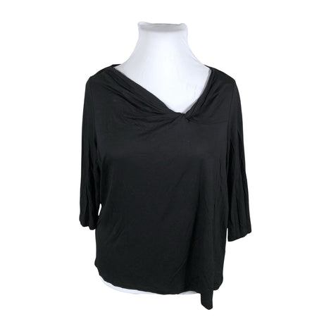 Unisex Global - Trikotaažist pluus, suurus 44 - Must (2)