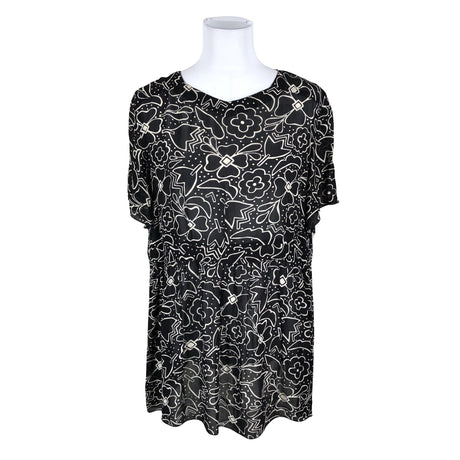 Unisex Gudrun Sjöden - Lühikeste käistega pluus, suurus 40 - Must (2)