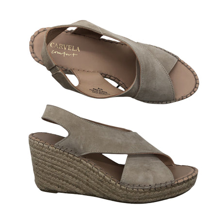 Unisex Carvela - Kiilkontsaga rihmikud, suurus 38 - Beige ()