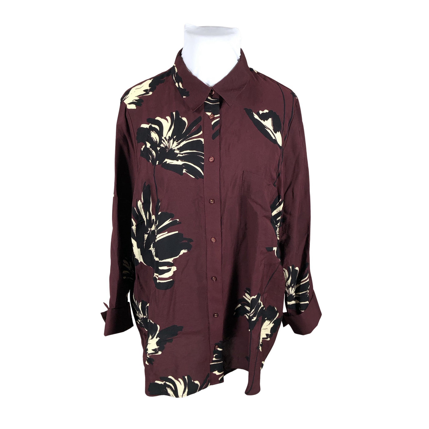 Unisex Next - Pluus, suurus 48 - Veinipunane (1)