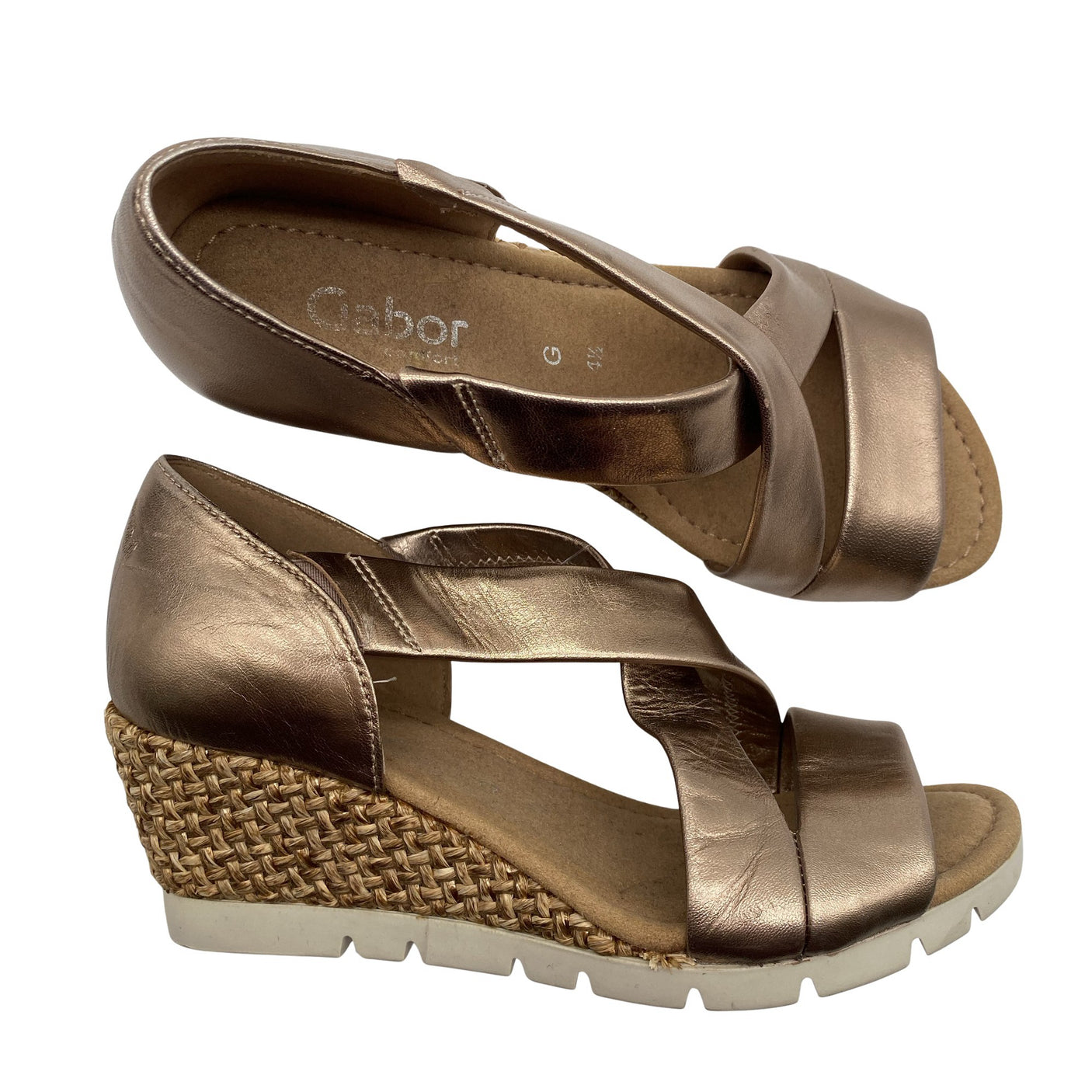 Unisex Gabor - Kiilkontsaga rihmikud, suurus 36 - Kuld (1)