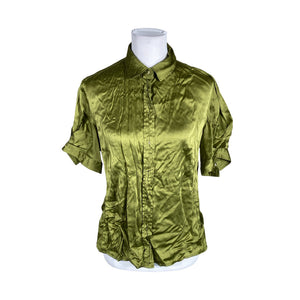 Unisex Hugo Boss - Lühikeste käistega pluus, suurus 40 - Roheline (1)