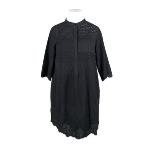 Unisex Ulla Popken - Mitteveniv kleit, suurus 44 - Must (2)