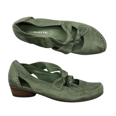 Unisex Tamaris - Kontsakingad, suurus 38 - Roheline (2)