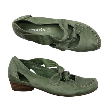 Unisex Tamaris - Kontsakingad, suurus 38 - Roheline ()