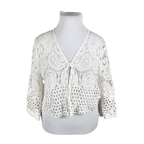 Unisex Studio - Kootud boolero, suurus 42 - Valge ()