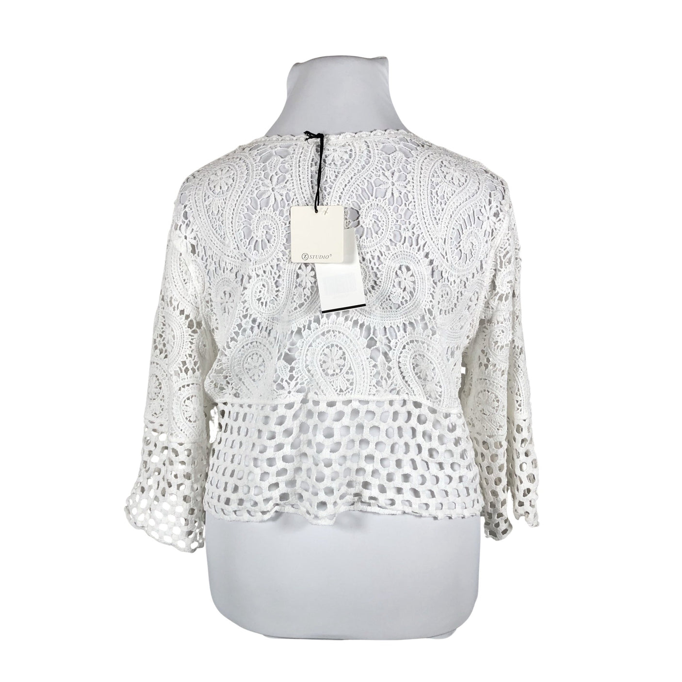 Unisex Studio - Kootud boolero, suurus 42 - Valge (2)