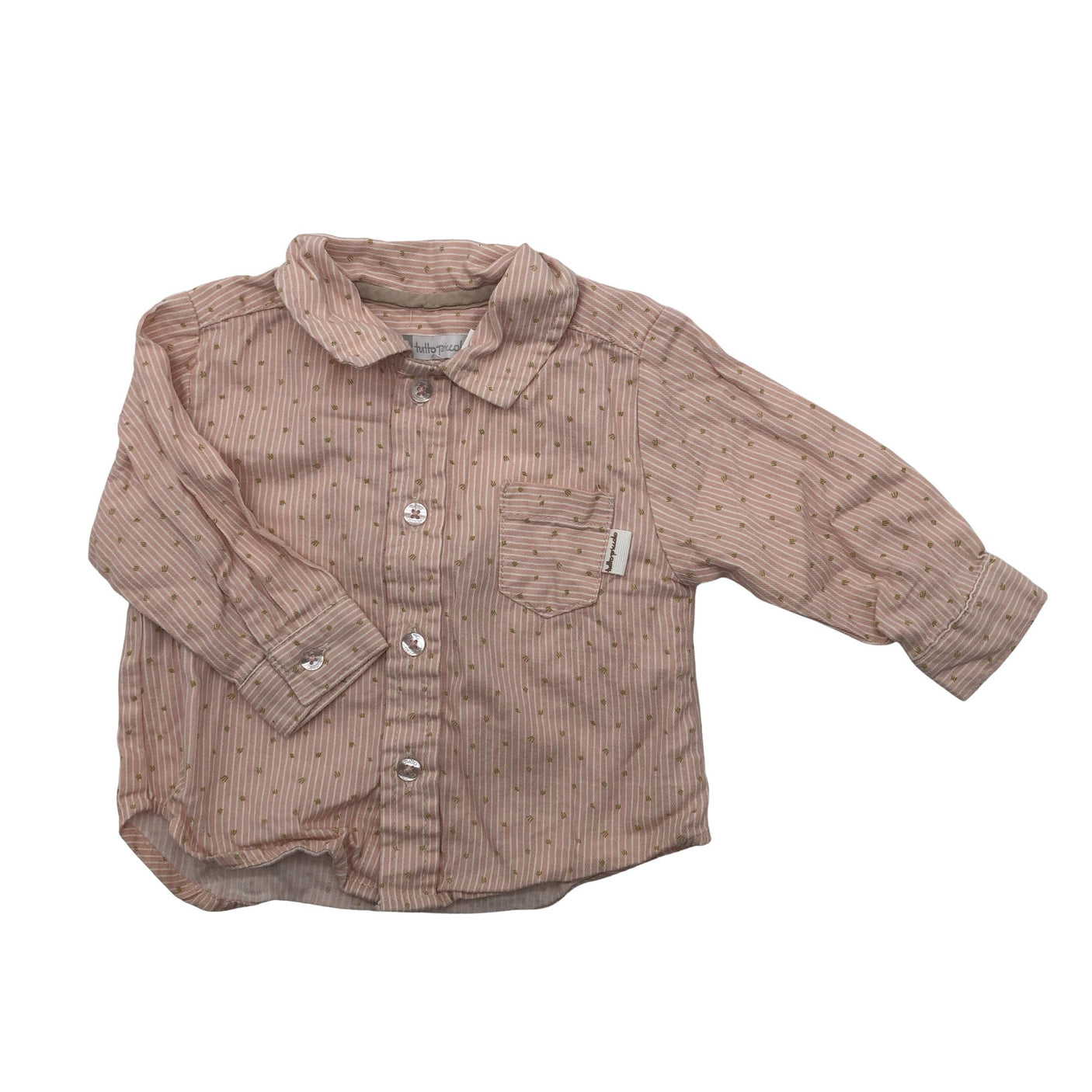 Unisex Tutto Piccolo - Triiksärk, suurus 62 - 68 - Heleroosa (1)
