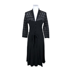 Unisex King Louie - Trikotaažist kleit, suurus 40 - Must (2)