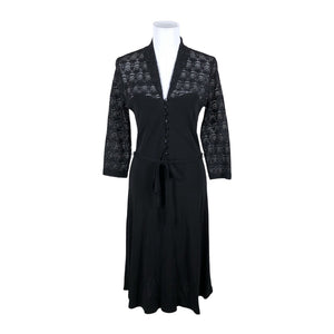 Unisex King Louie - Trikotaažist kleit, suurus 40 - Must (1)