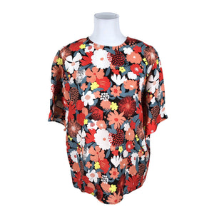 Unisex Marimekko - Lühikeste käistega pluus, suurus 36 - Punane (1)