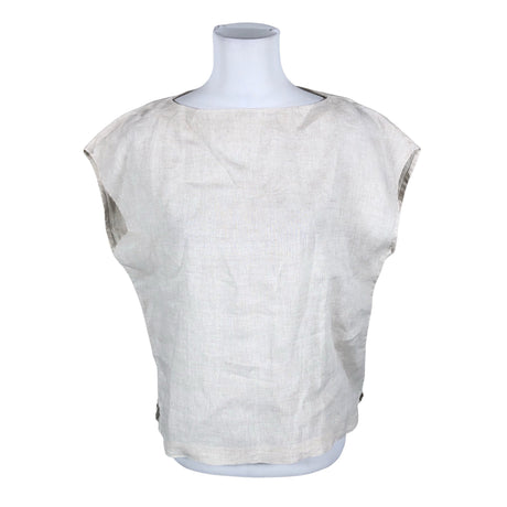 Unisex Boomerang - Lühikeste käistega pluus, suurus 38 - Beige ()