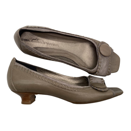 Unisex Clarks - Lahtise ninaga kontsakingad, suurus 39 - Pruun ()