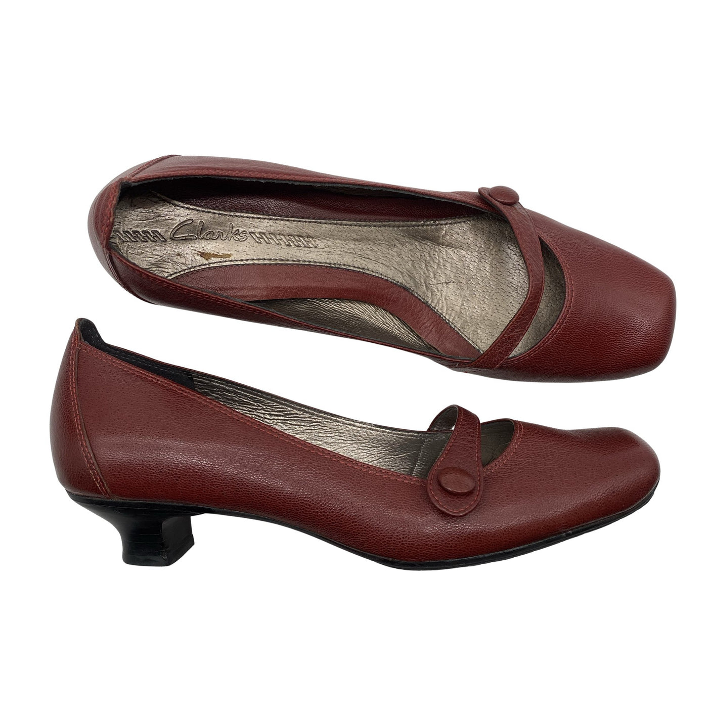 Unisex Clarks - Kontsakingad, suurus 39 - Veinipunane (1)